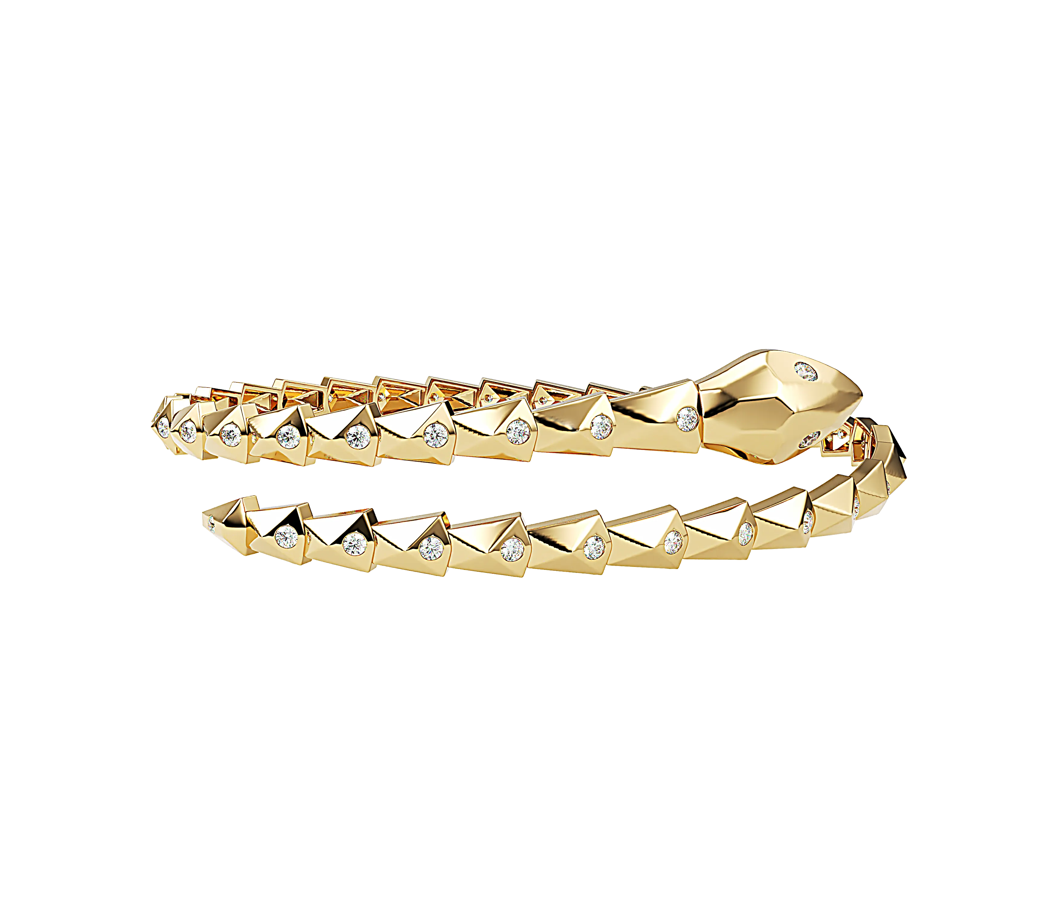 14k Flex Snake Bangle