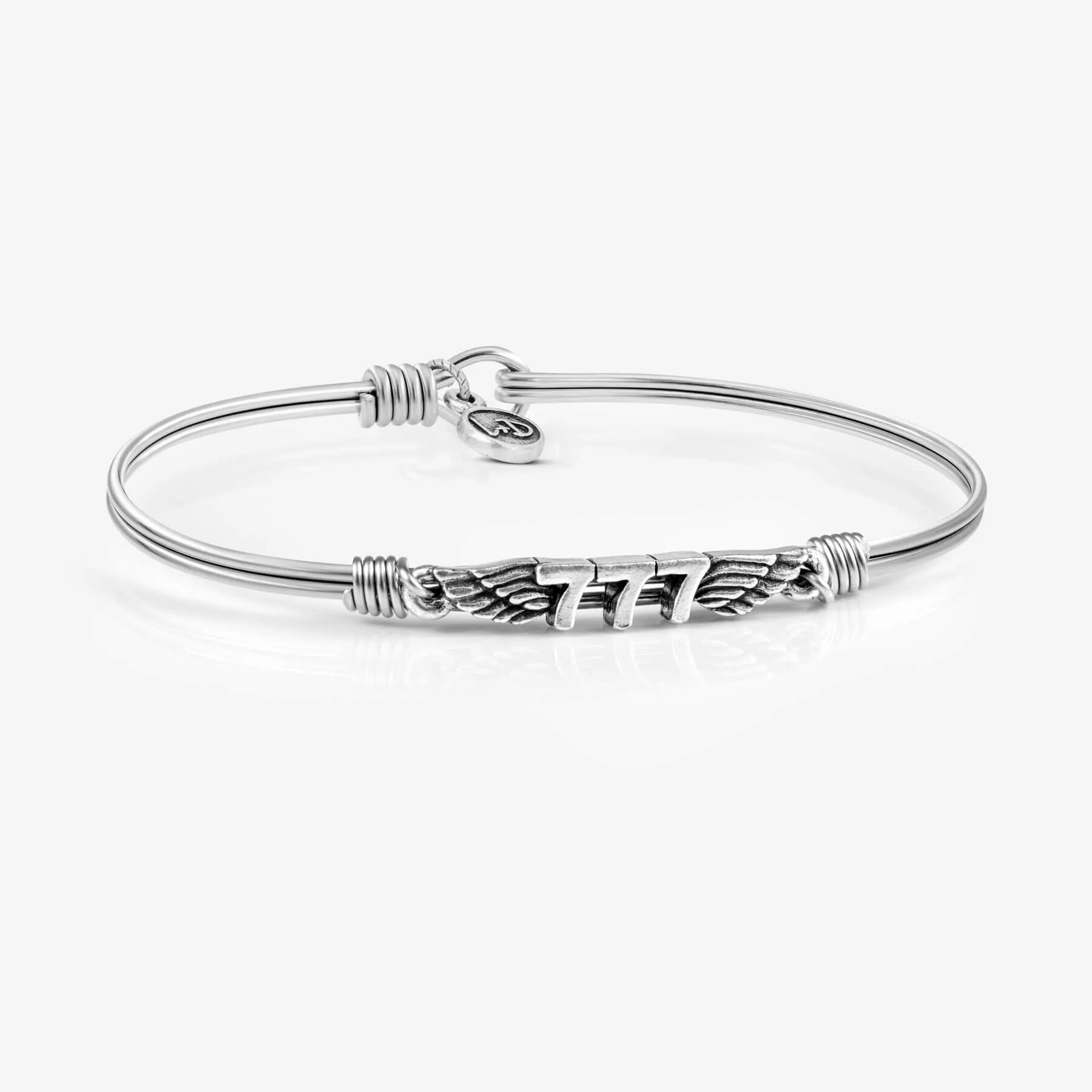 777-ANGEL NUMBERS BANGLE BRACELET