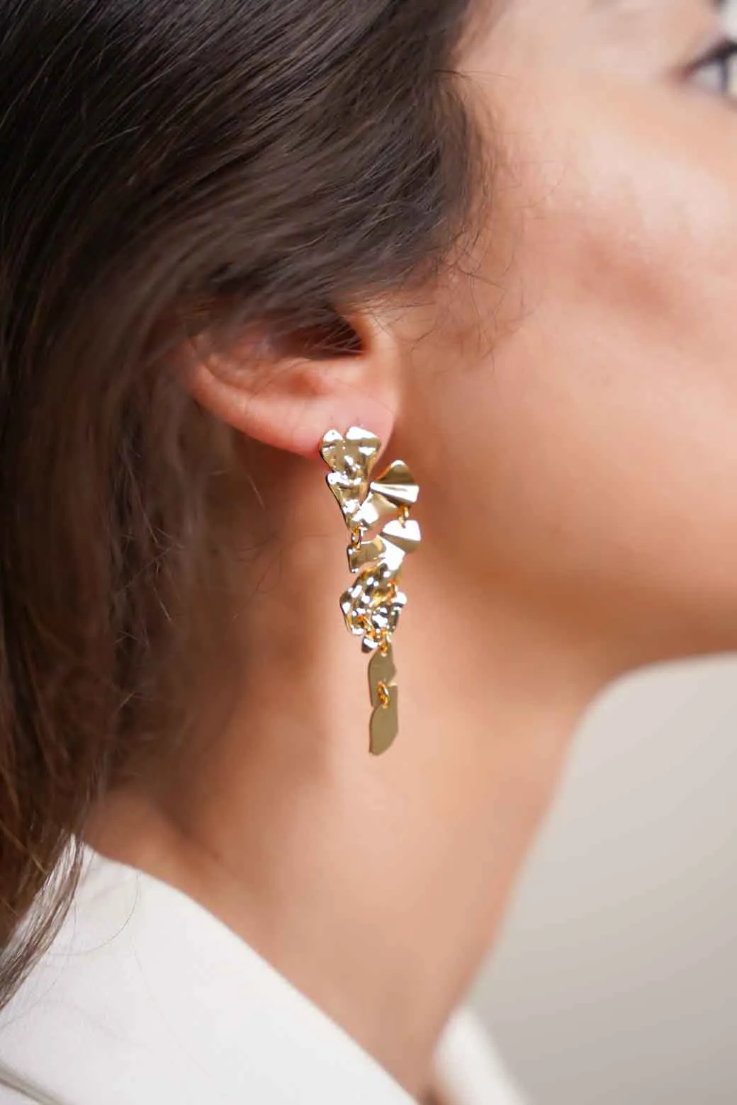 ABSTRACT DROP EARRING