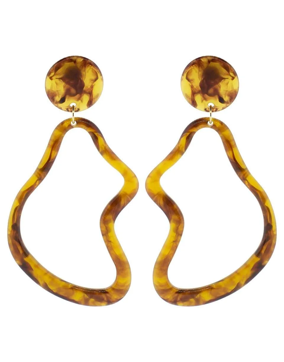 Abstract Drop Earrings