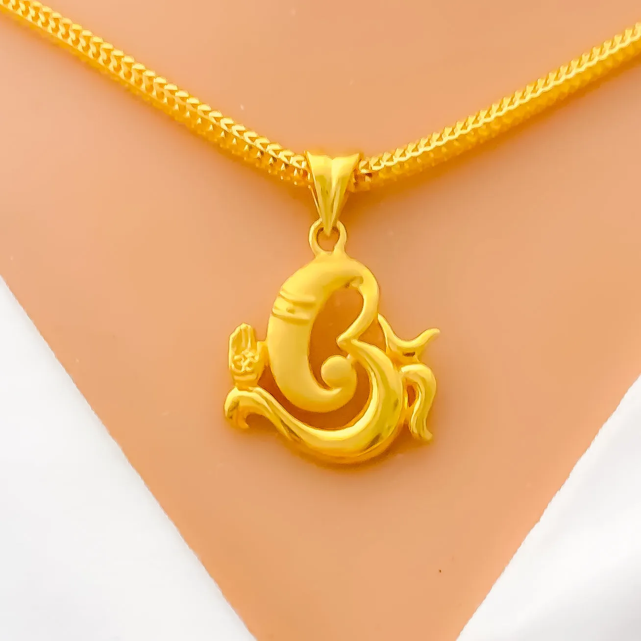 Abstract Ganesh OM Pendant