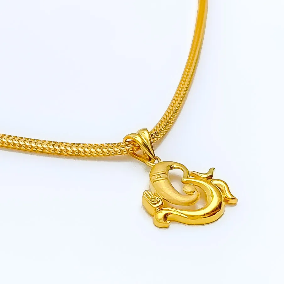 Abstract Ganesh OM Pendant