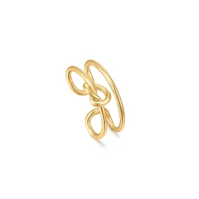 Ania Haie Gold Knot Ear Cuff