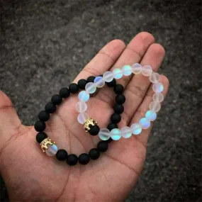 Aura - Distance Crown Bracelets for Couples