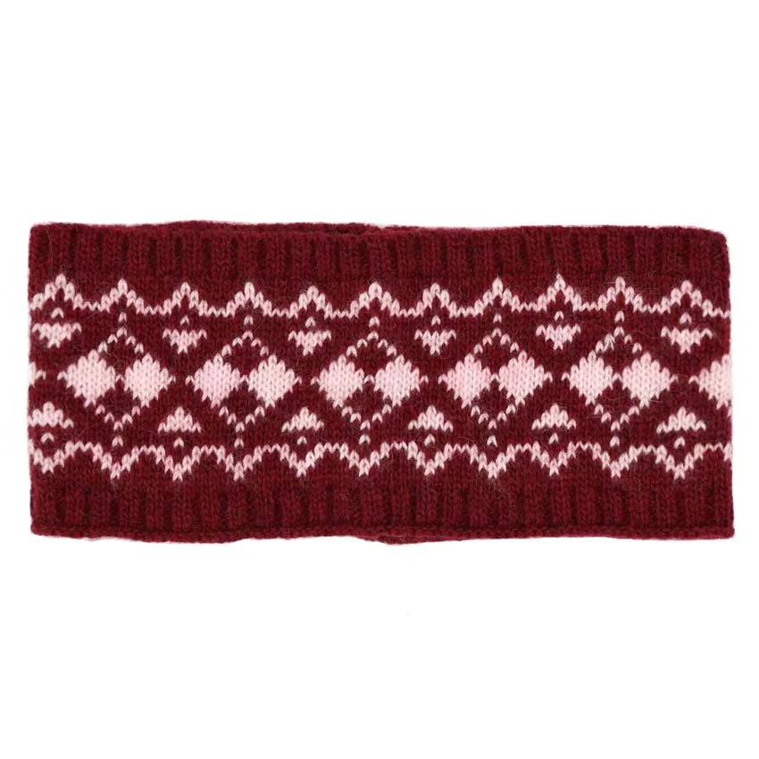 Aztec Pattern Ear Warmer Headband