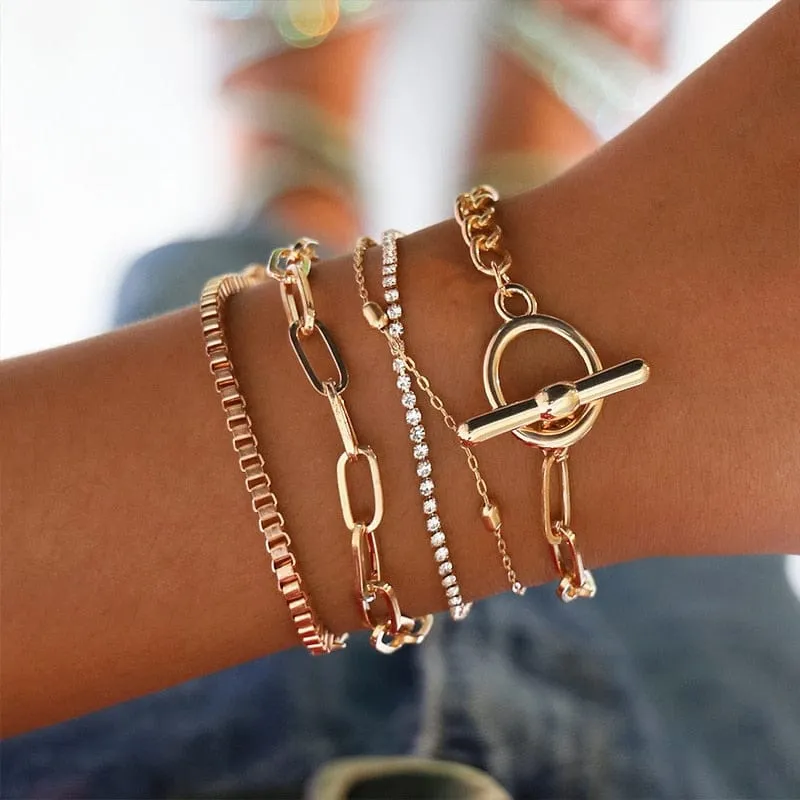 Boldly Beautiful Bracelets - 5PC Set