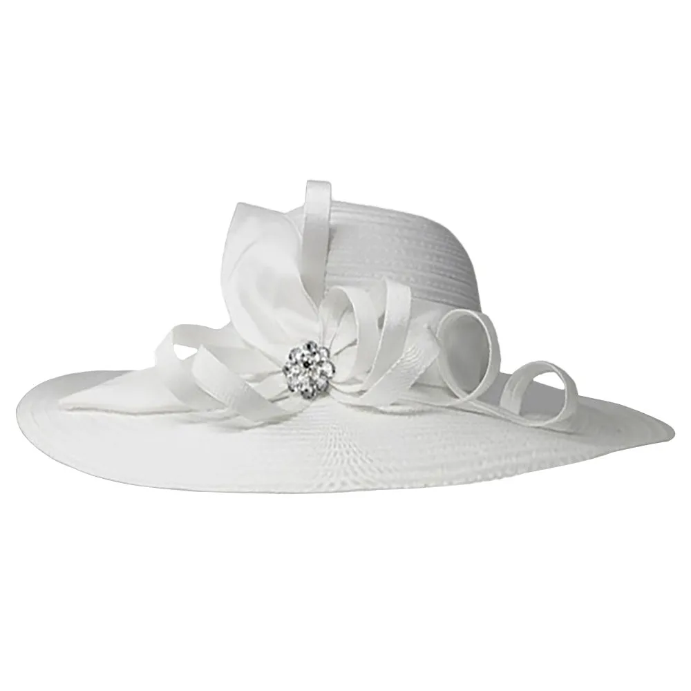 Bow Accented Dressy Hat