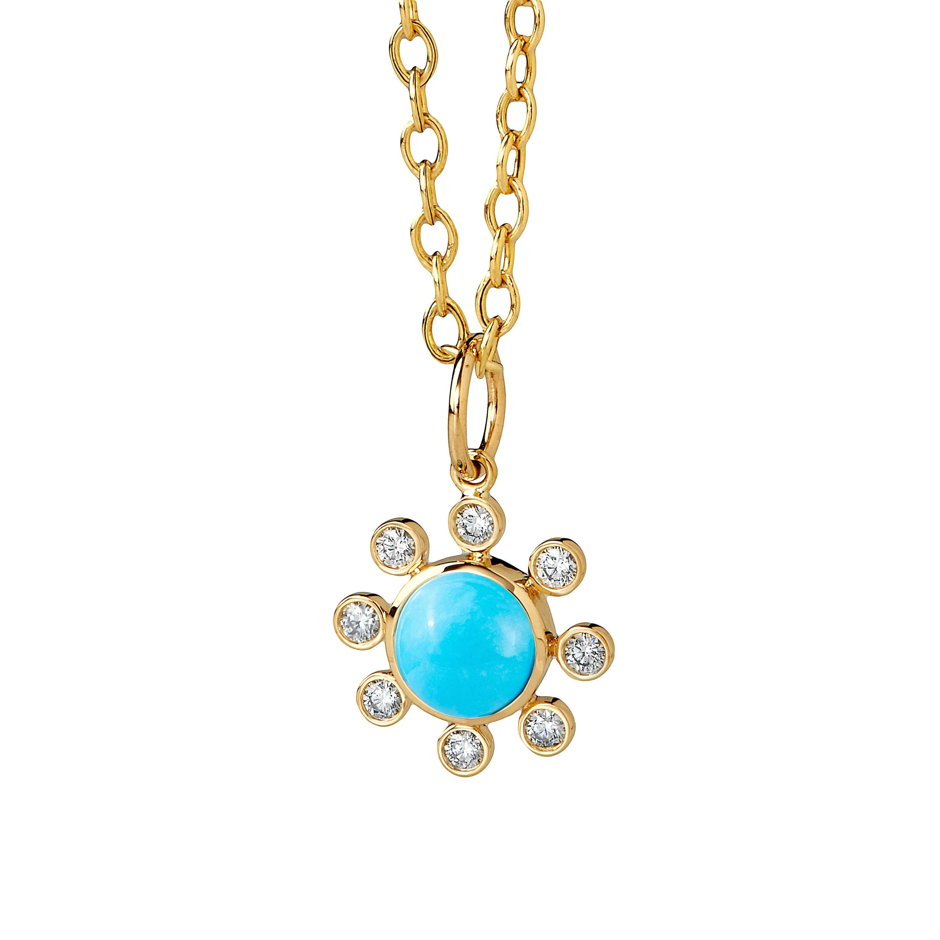 Candy Gemstone Diamond Pendant