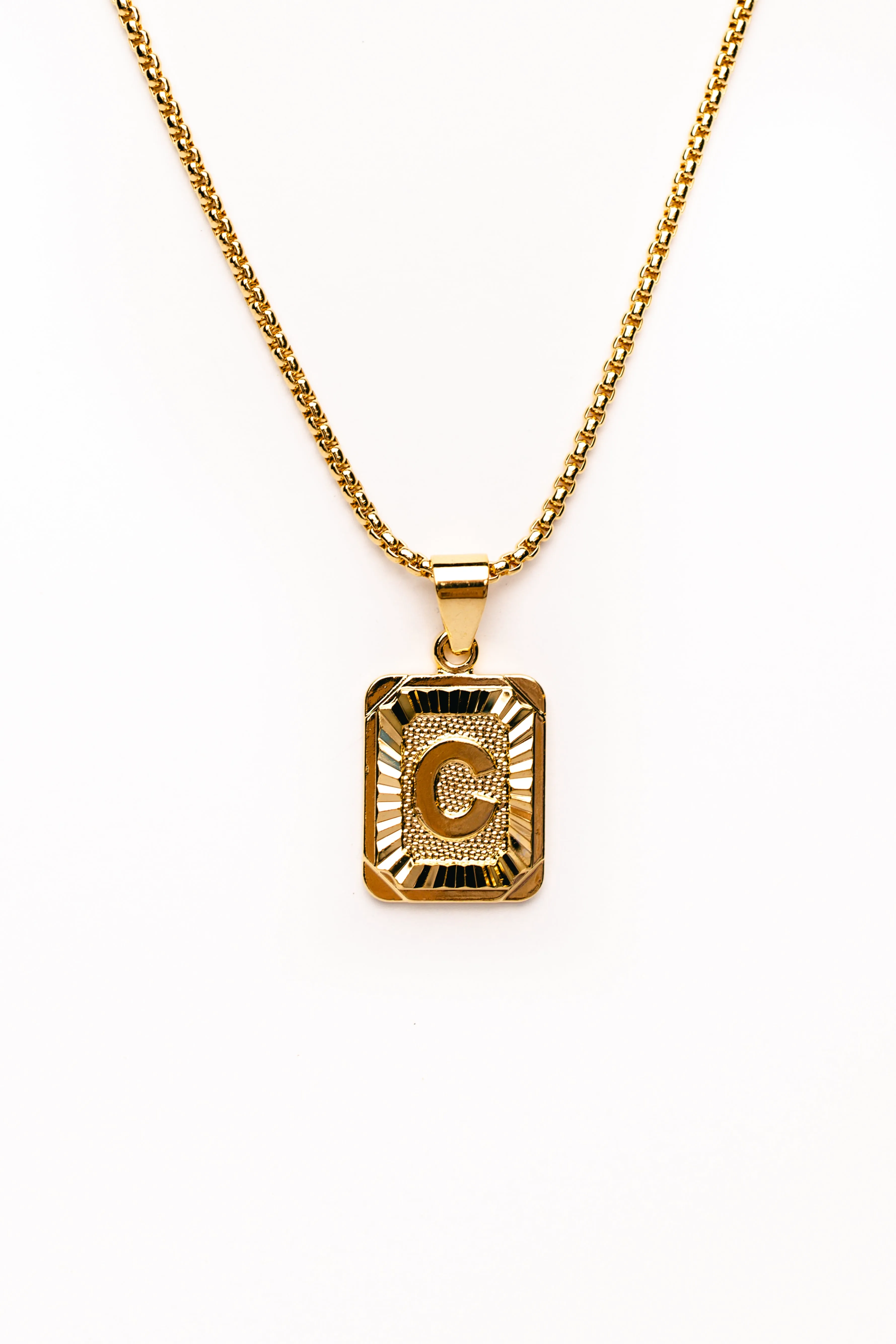 Catalina Initial Pendant Necklace