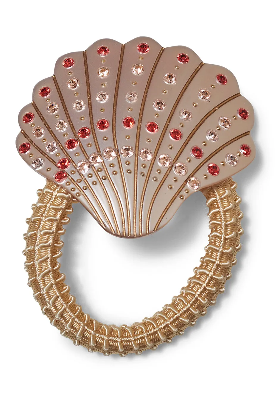 Champagne Seashell Hair Elastic