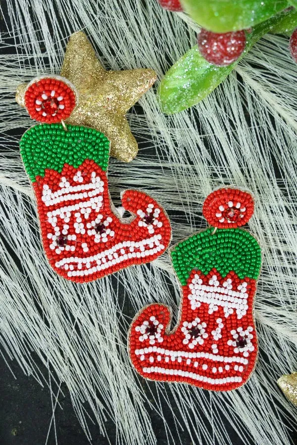 Christmas earrings