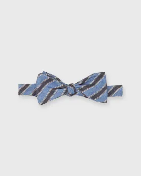 Cotton Bow Tie in Wedgewood Conway Stripe