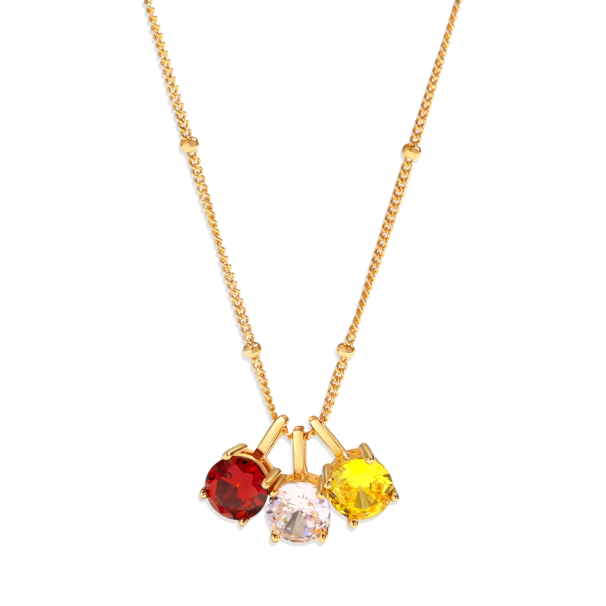 Dainty Birthstone Pendant Necklace