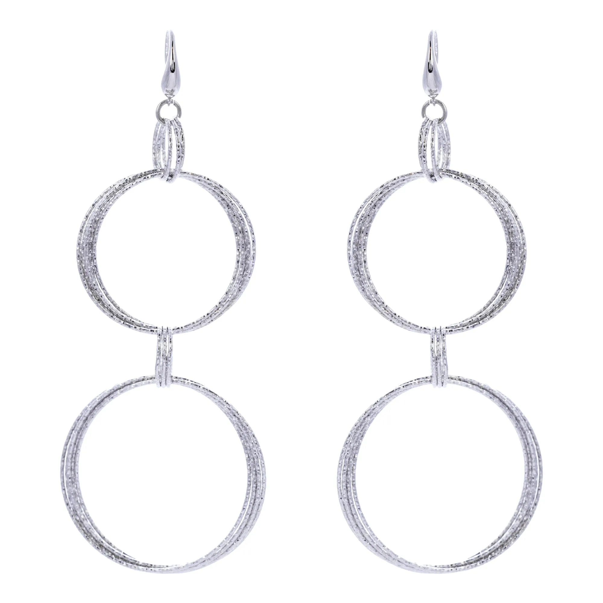 Dangling Circle Drop Earring