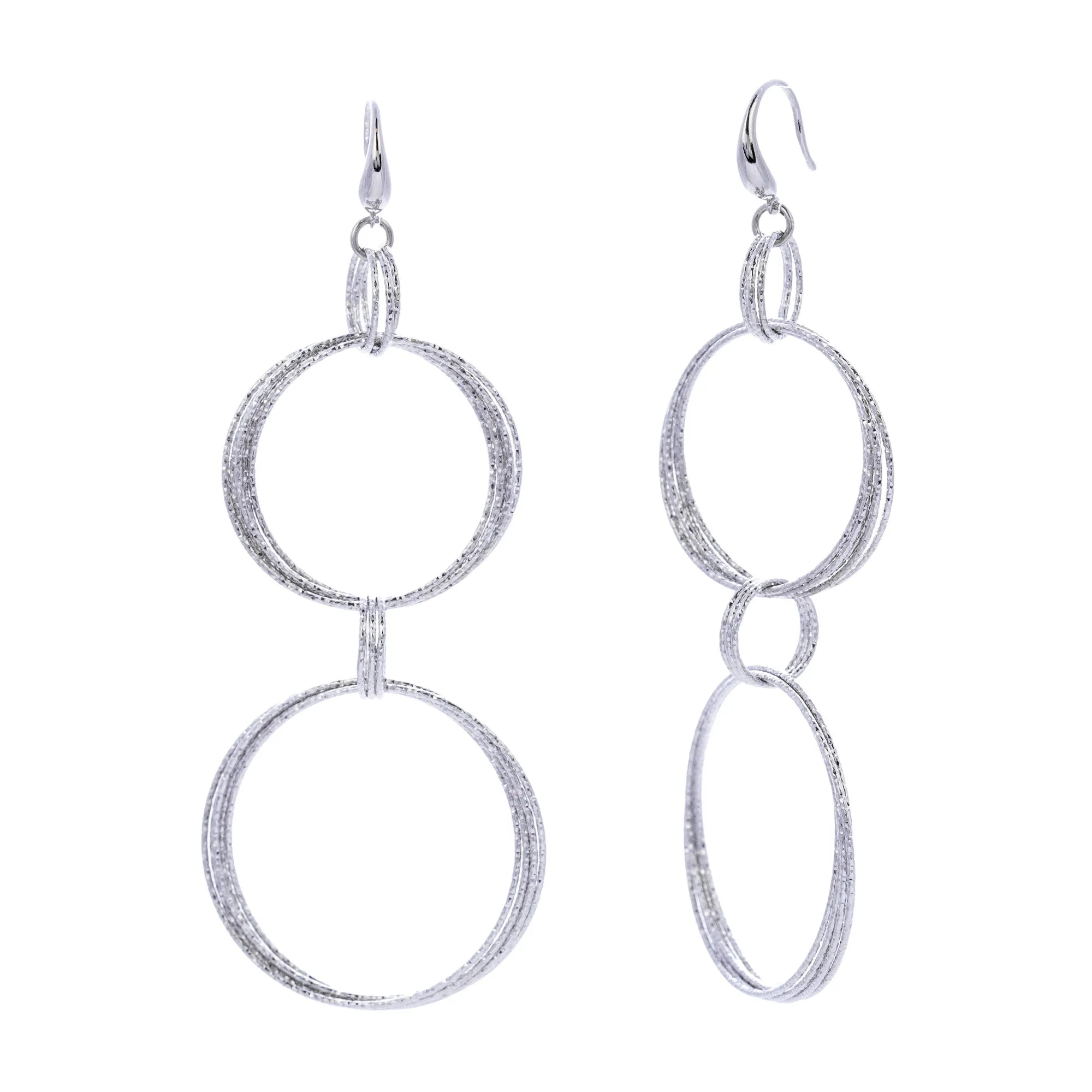 Dangling Circle Drop Earring