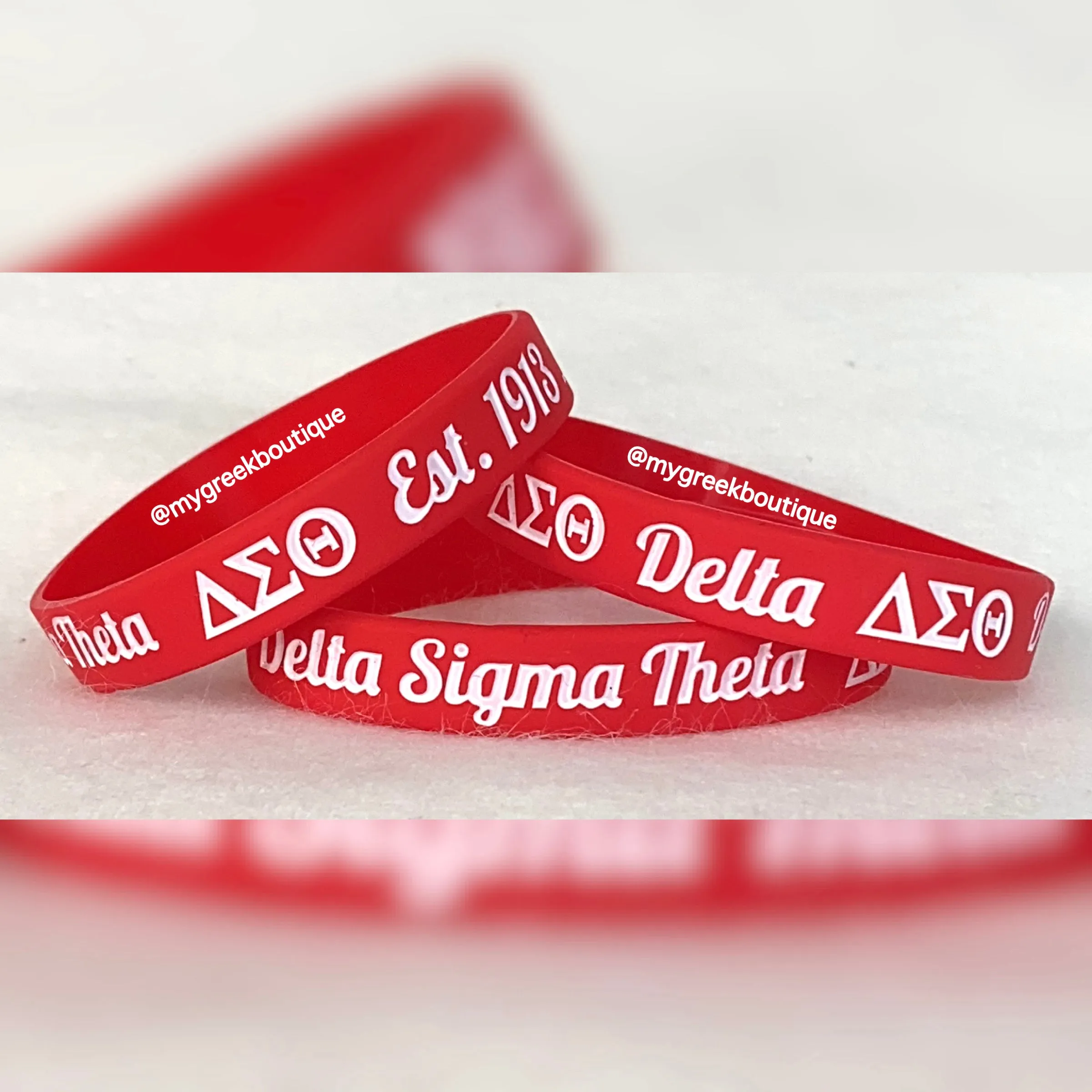 Delta Silicone Bracelets