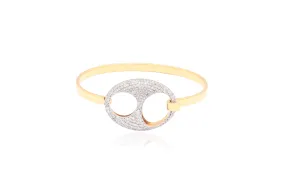 Diamond Dorado Bangle | Gold