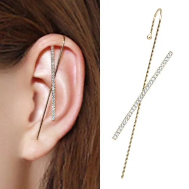 Ear Wrap Crawler Hook Earrings