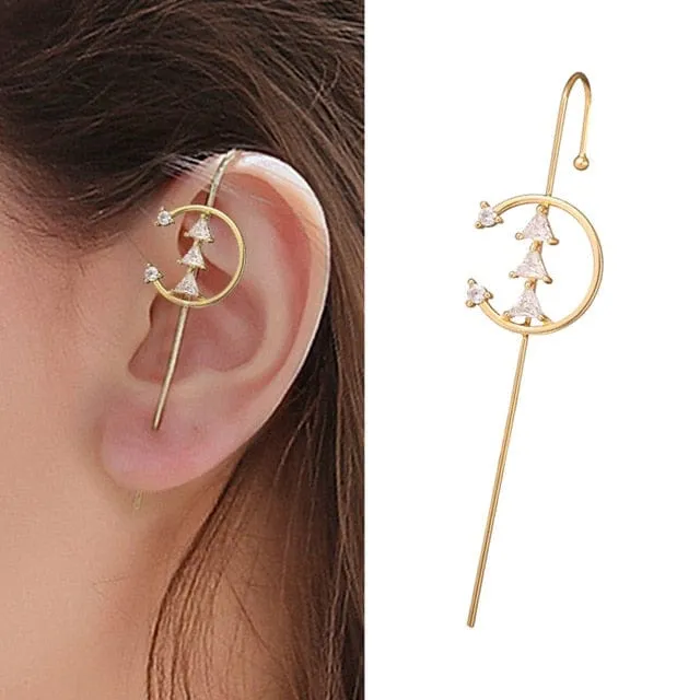 Ear Wrap Crawler Hook Earrings