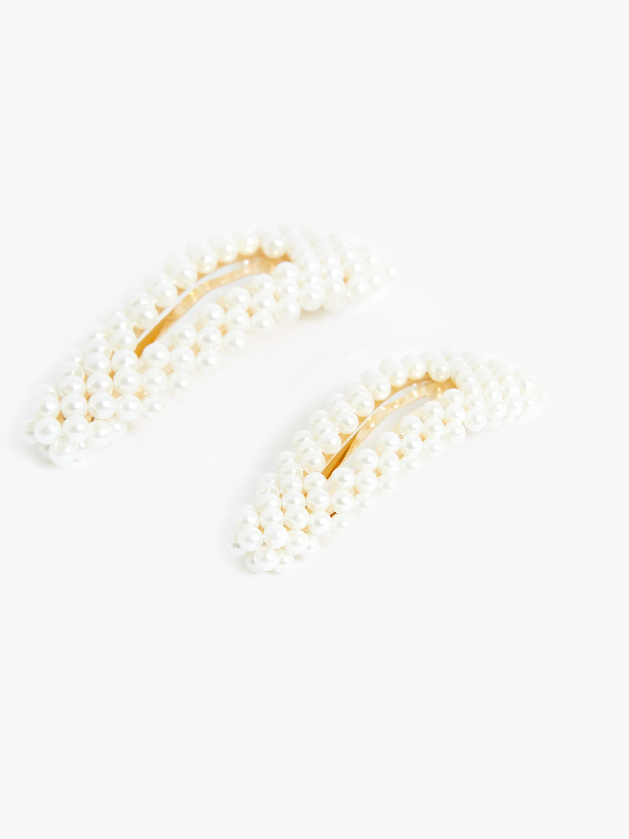 Faux Pearl Hair Clip (Set of 2)