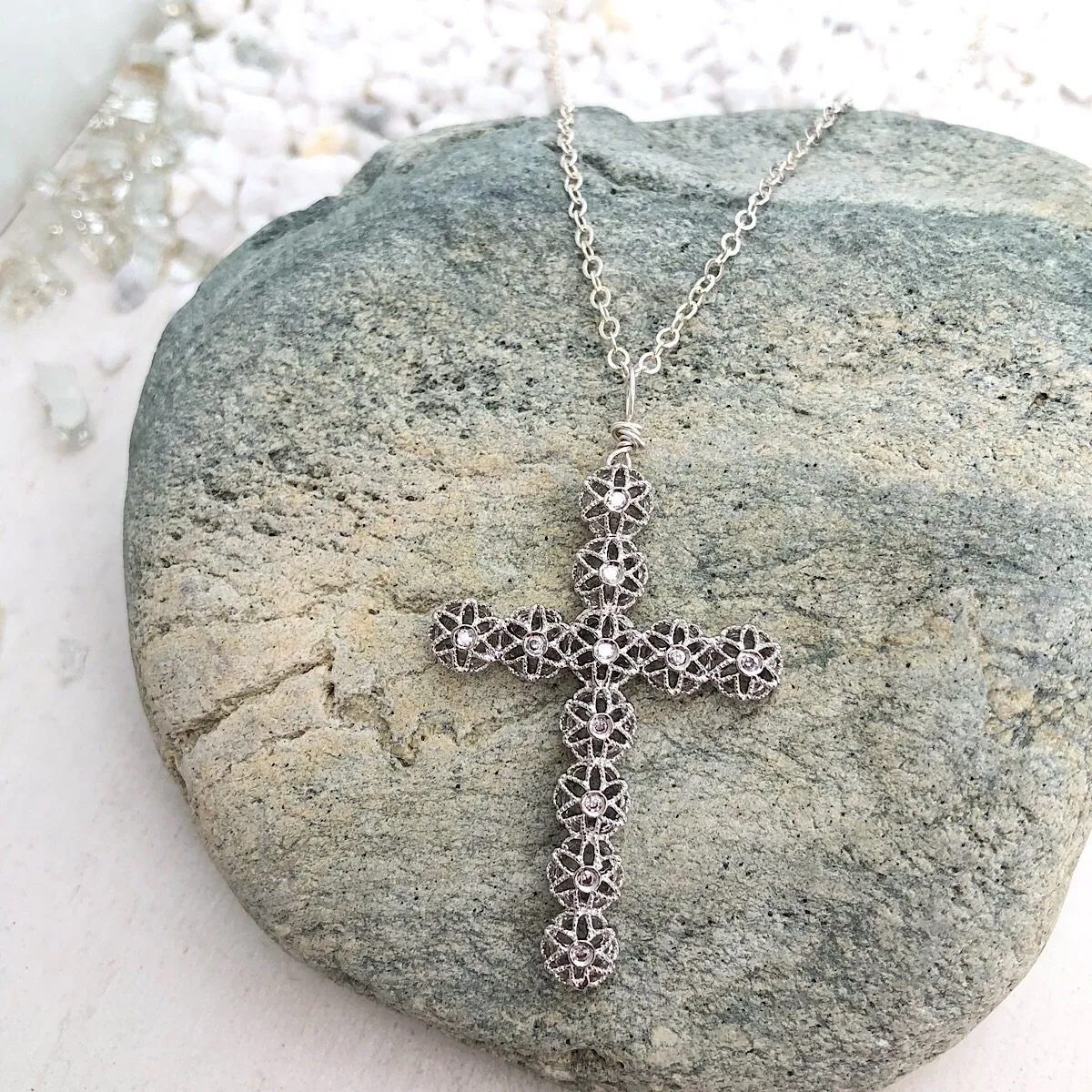 Filigree Cross Necklace