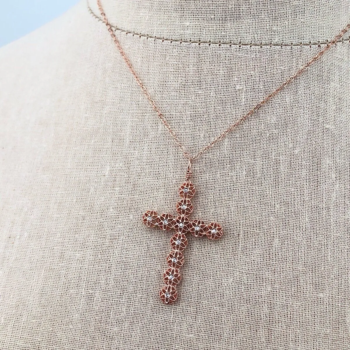 Filigree Cross Necklace