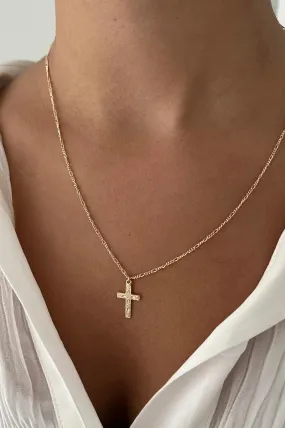 Flora Cross Necklace