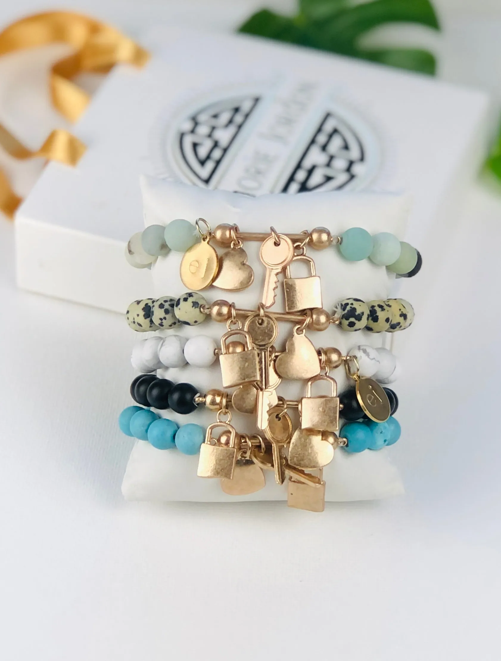 Full of Charm Stone Bracelets