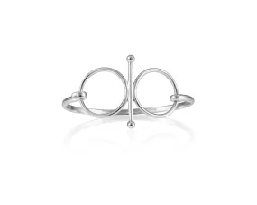 Fulmer Snaffle Bit Bangle | Sterling Silver