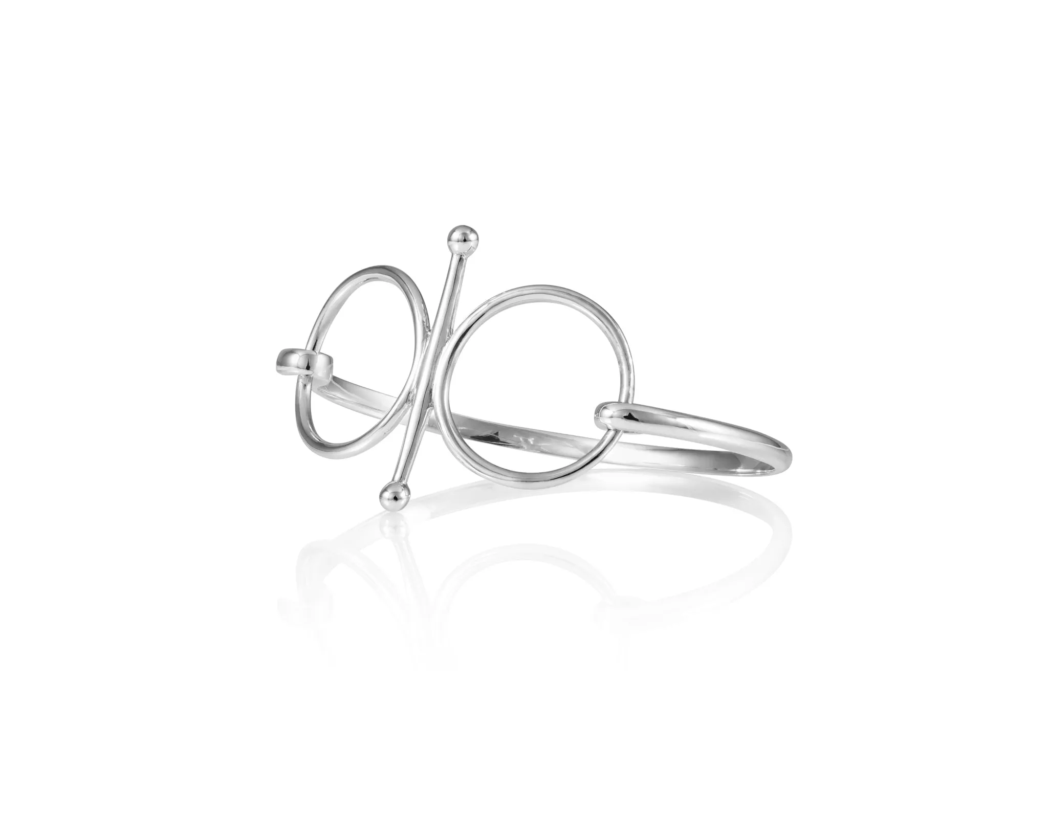 Fulmer Snaffle Bit Bangle | Sterling Silver