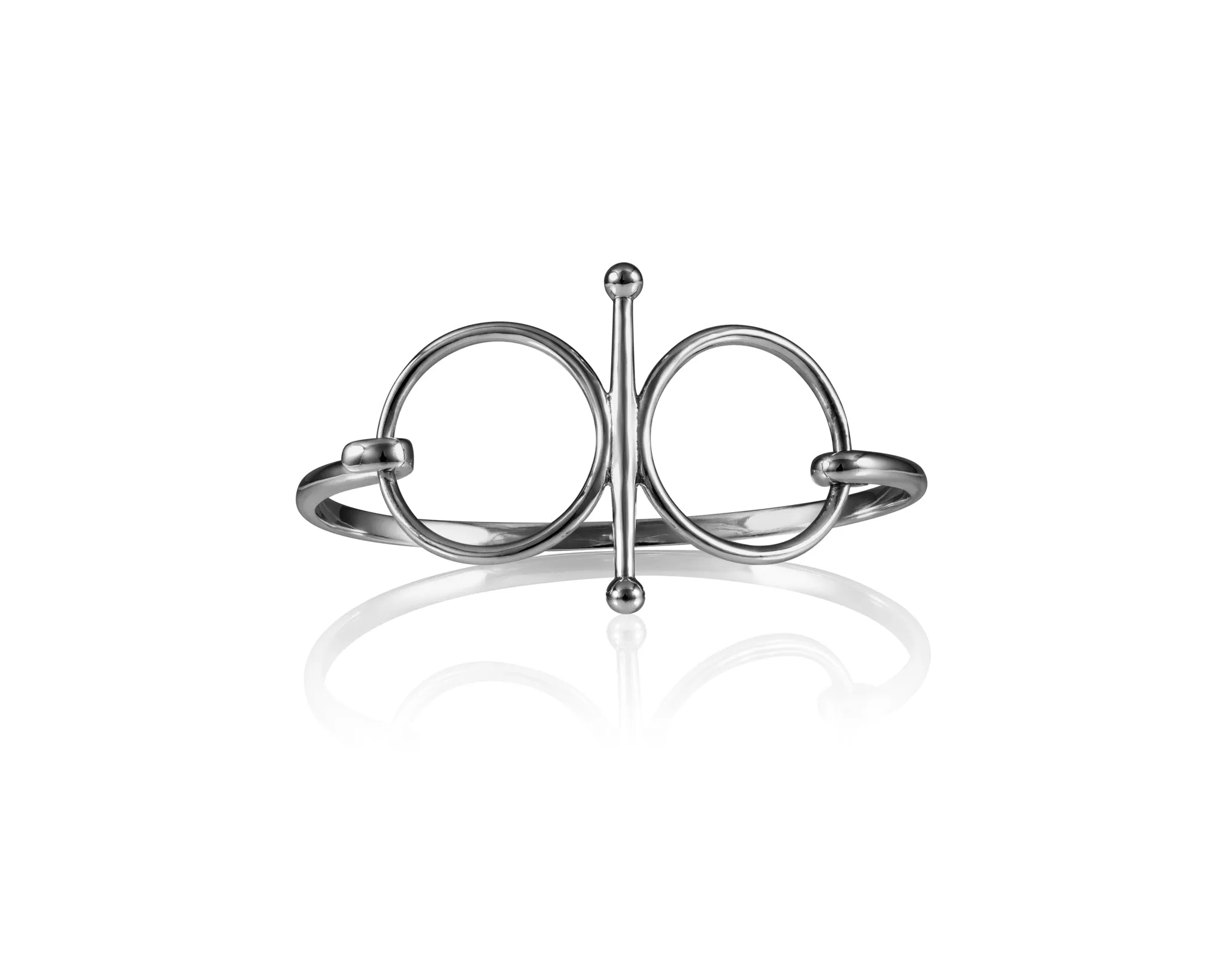 Fulmer Snaffle Bit Bangle | Sterling Silver