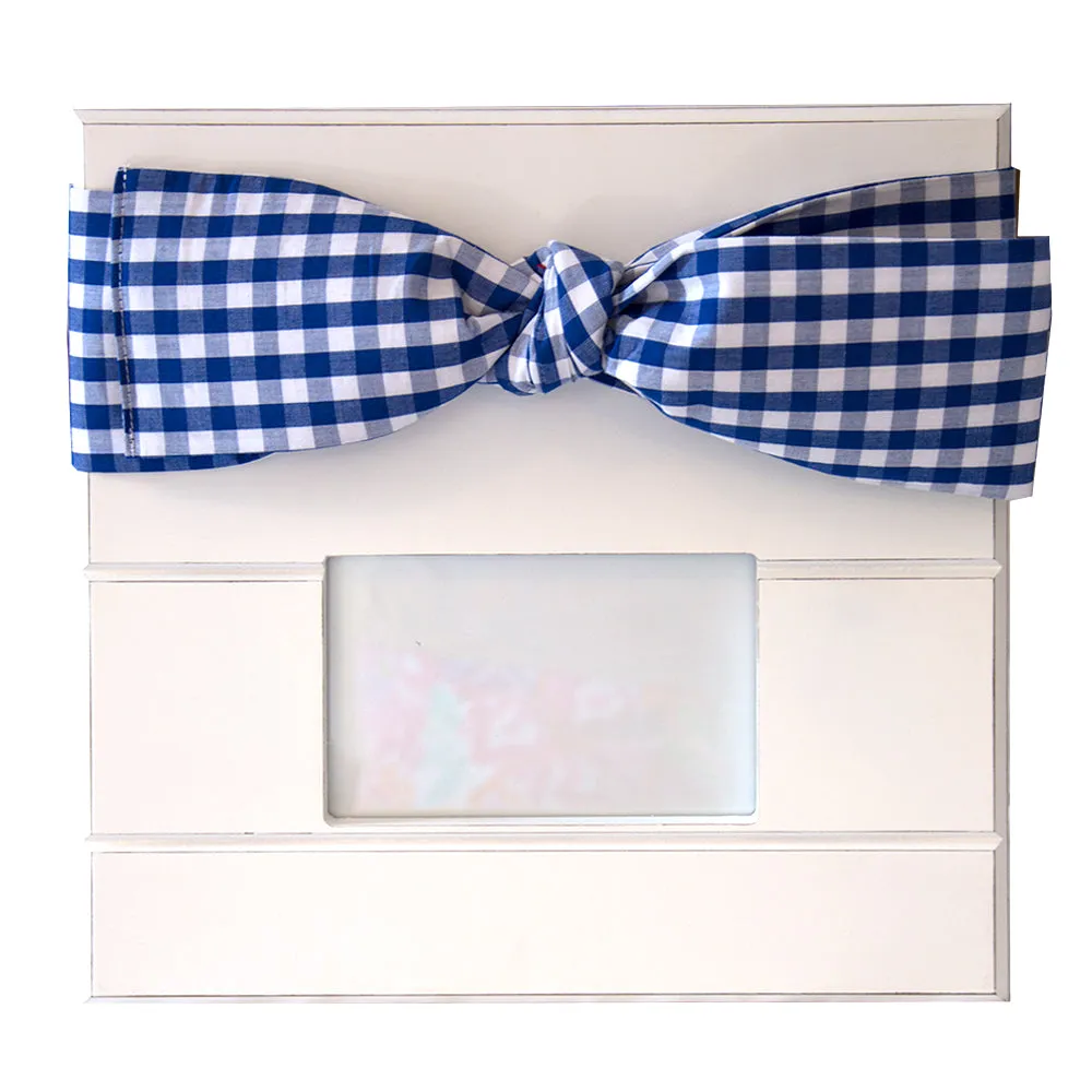 Gingham Bow Frames