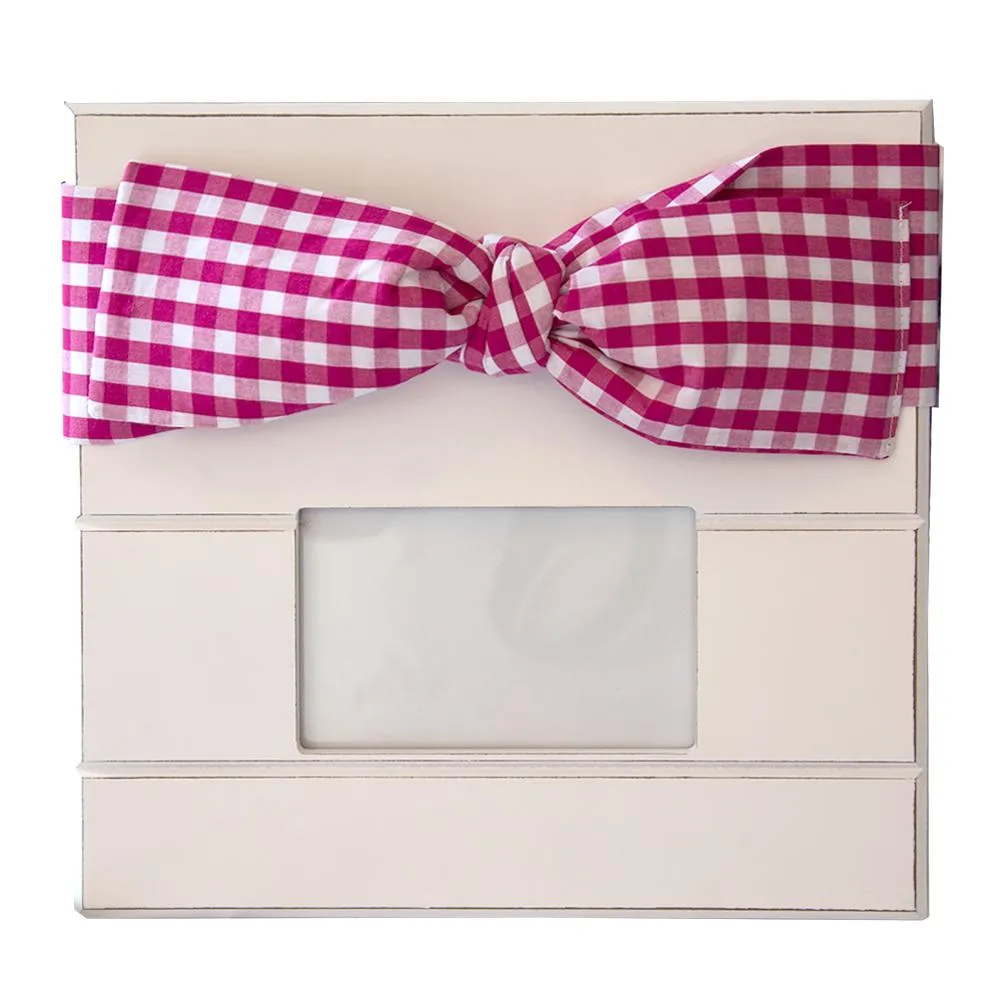 Gingham Bow Frames