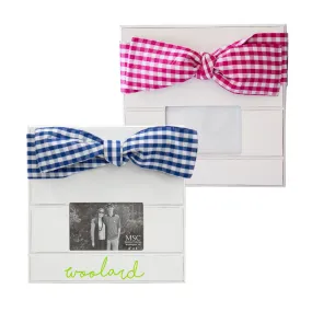 Gingham Bow Frames