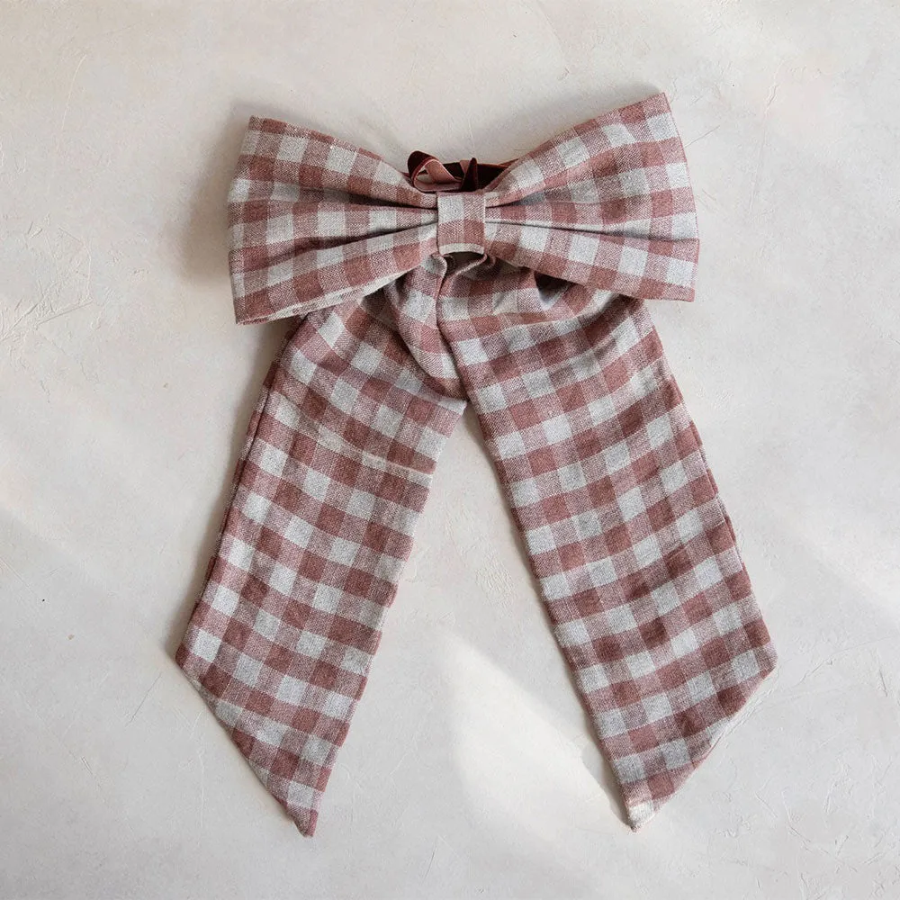 Gingham Bow