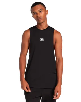 Global Athletics Drop Tank - Black