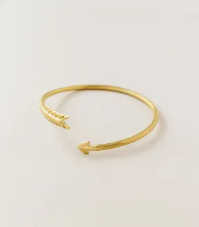 Hanak Arrow Brass Bangle