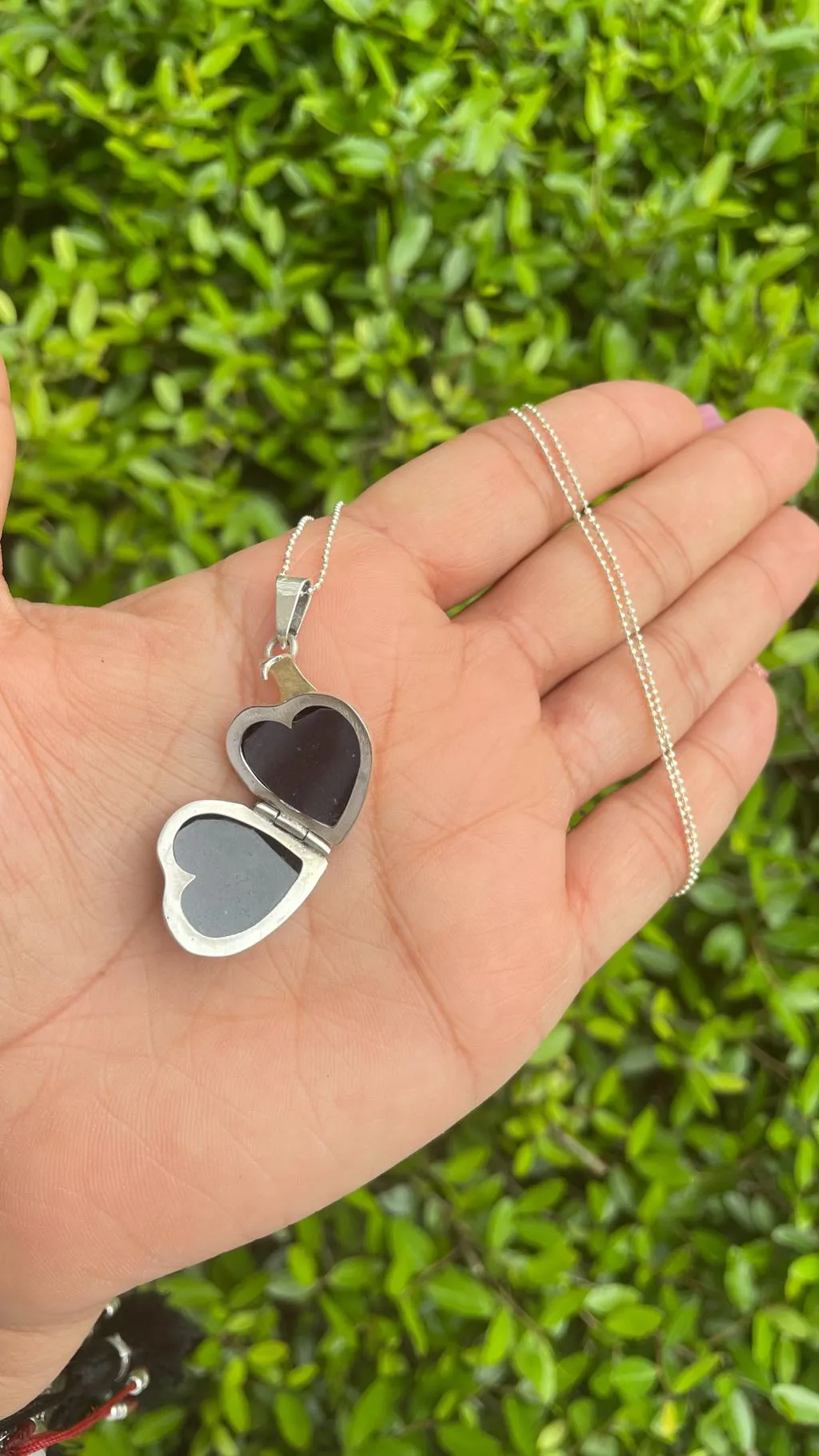 Heart locket necklace