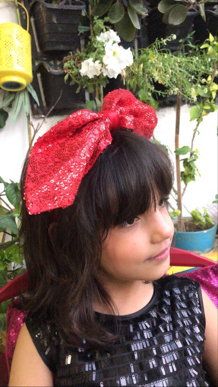 Jazz n Shimmer Red Bow