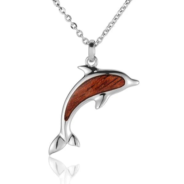 Koa Wood Nai’a Pendant