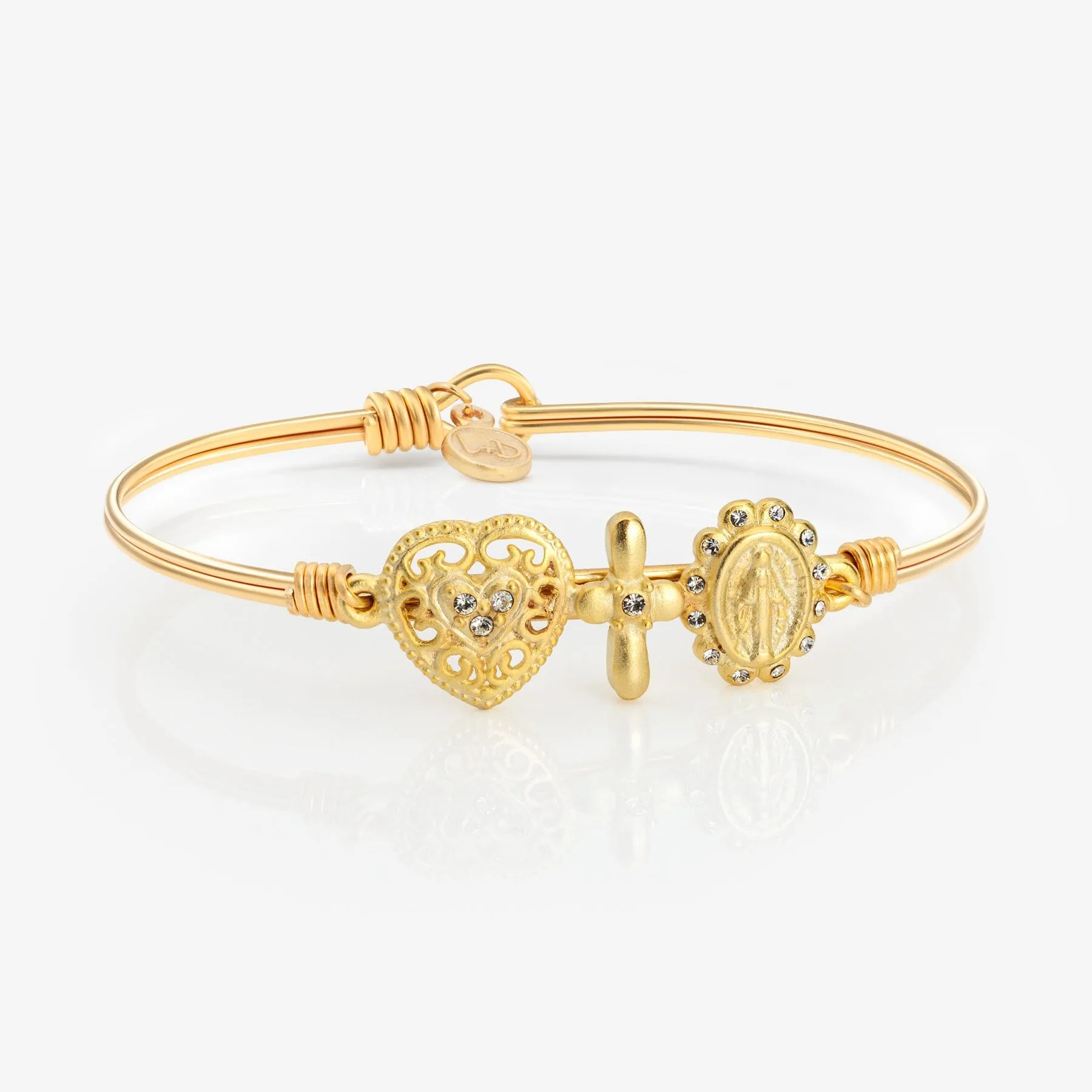 Love, Faith, & Miracles Bangle Bracelet