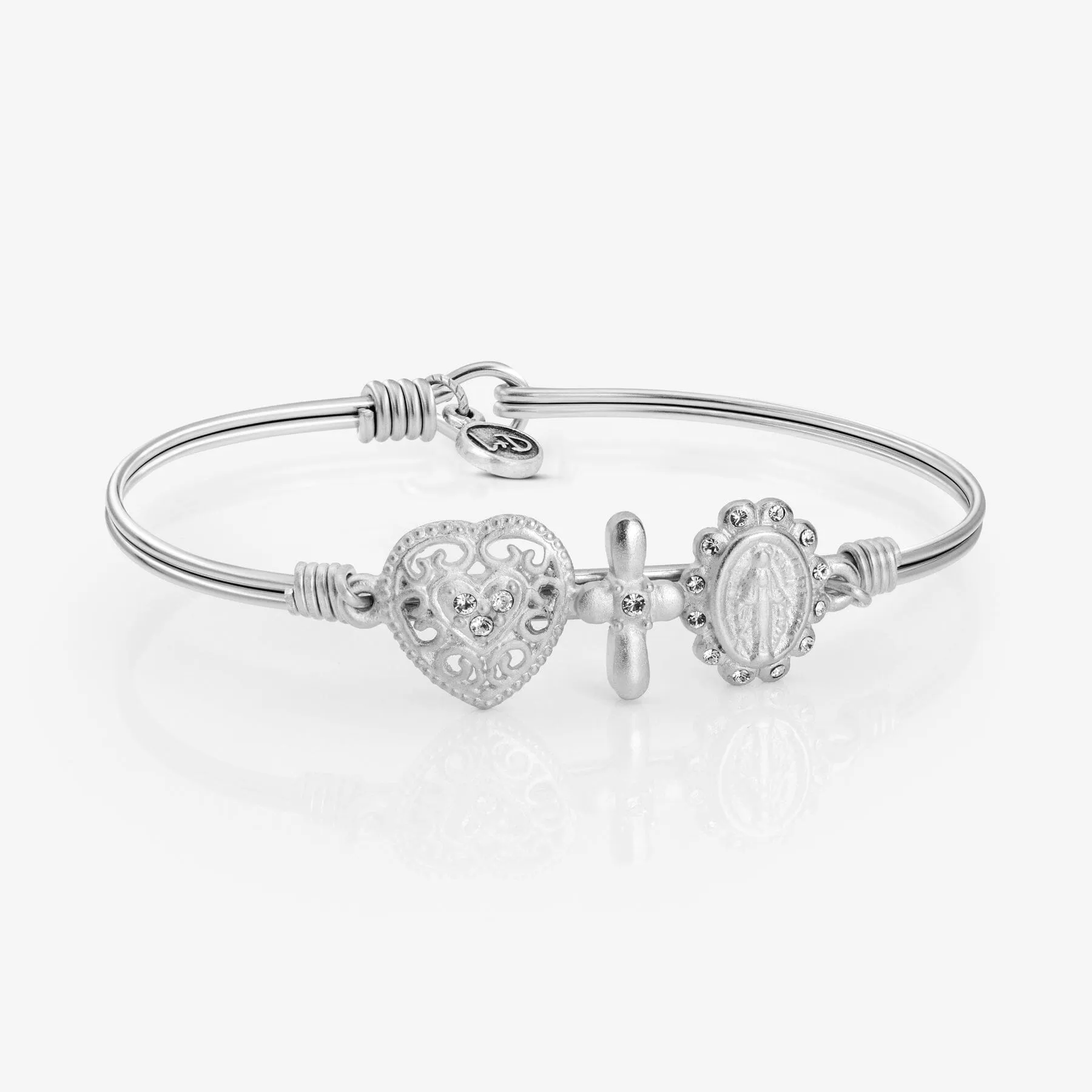 Love, Faith, & Miracles Bangle Bracelet