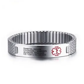 Men's Medical Alert Bracelet-Medical Id Bracelets