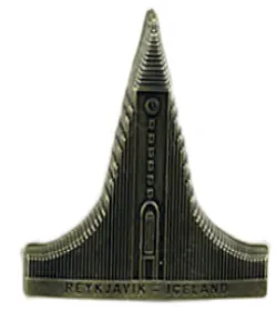 Metal clip Magnet Hallgrimskirkja