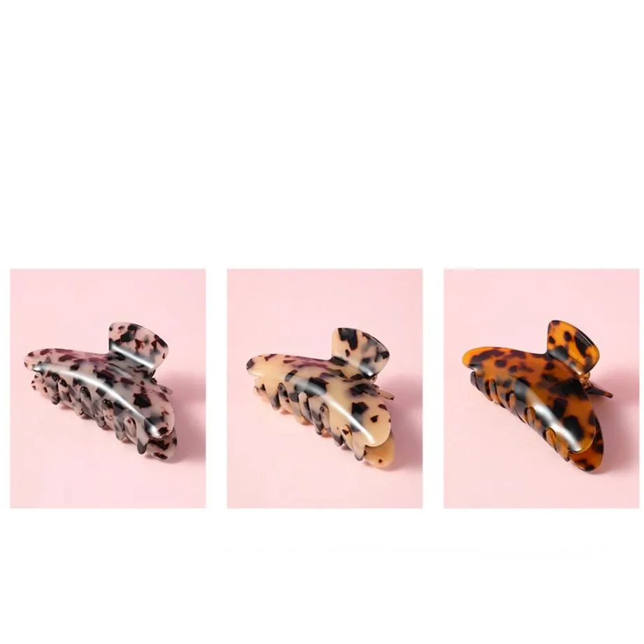 Miniso Tortoiseshell Acetate Hair Claw Clip (Random pick)