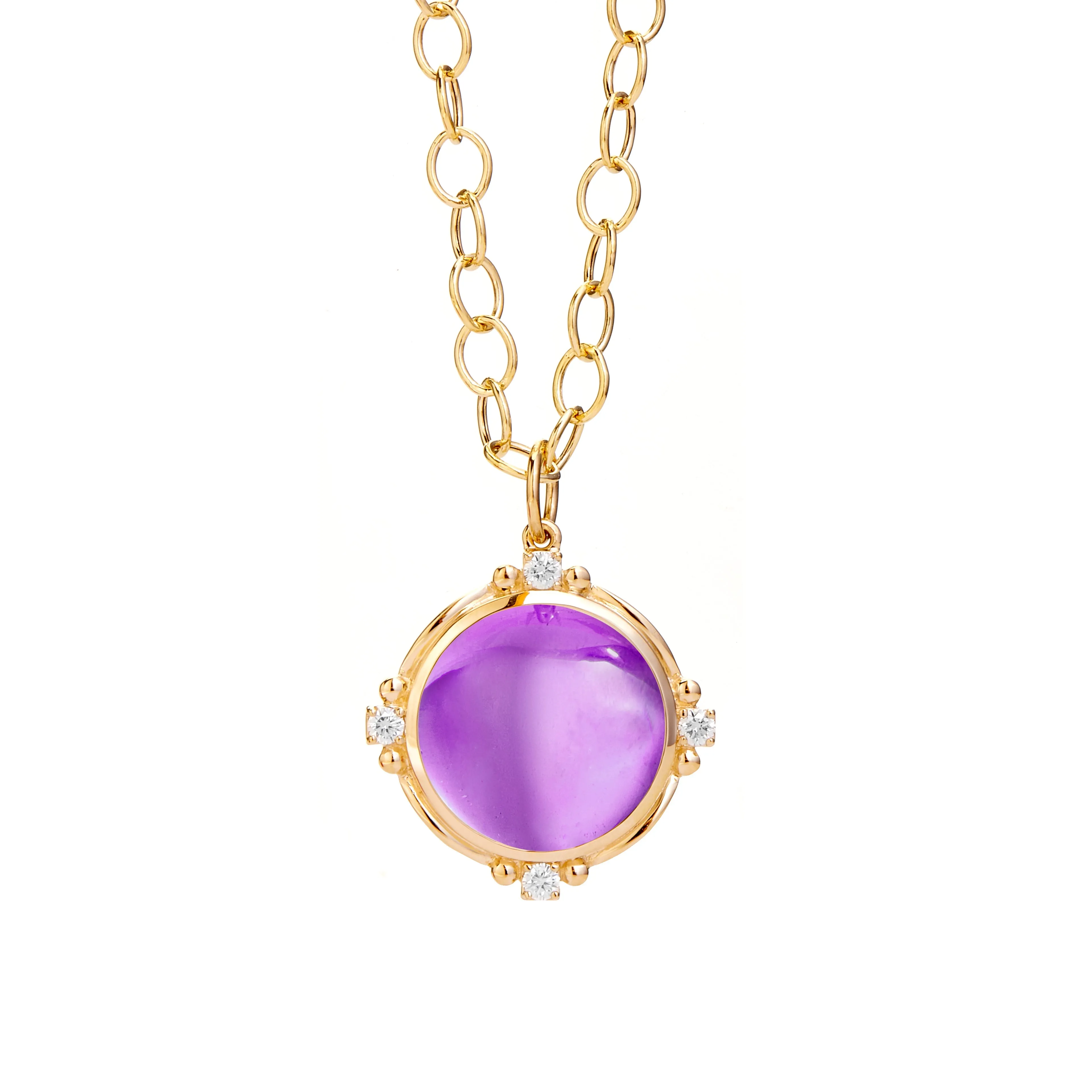 Mogul Gemstone Diamond Pendant