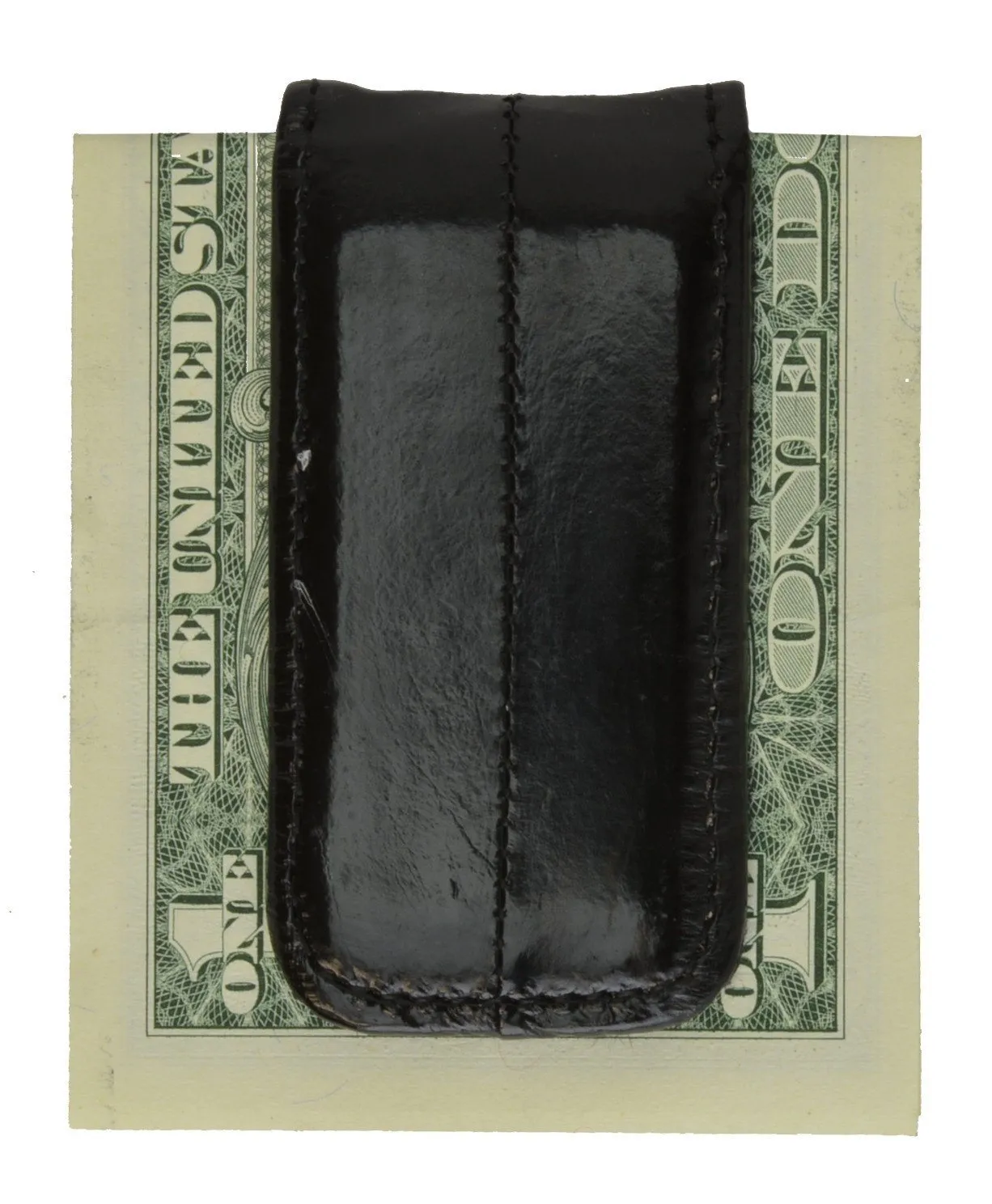 Money Clip Genuine Eel Skin