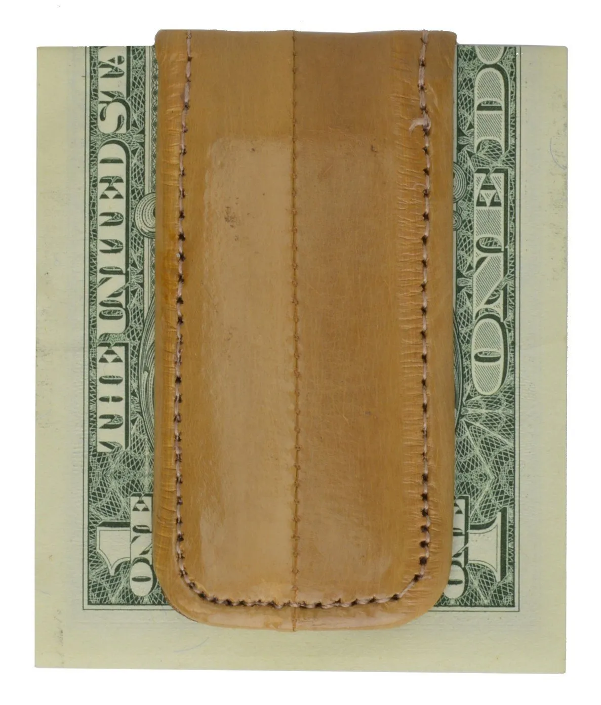 Money Clip Genuine Eel Skin