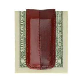 Money Clip Genuine Eel Skin