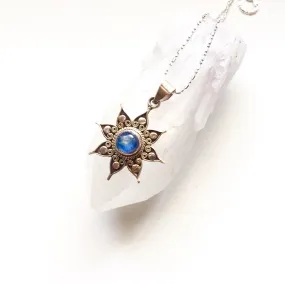 Moon Star Moonstone Pendant